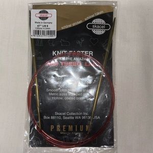 Knitting Needles Skacel Addi Turbo Lace. Size US 6 47”